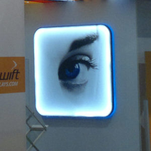 Swift Displays lightbox wall frame