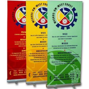 Swift Displays promo roller banner