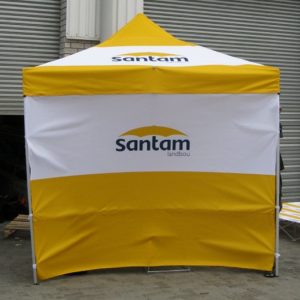 Swift Displays gazebo branding