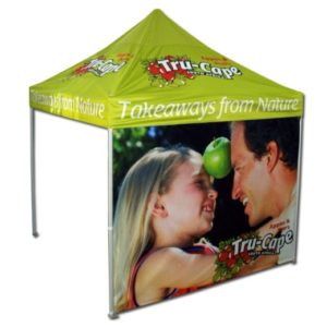 Swift Displays gazebo branding