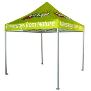 Swift Displays gazebo branding